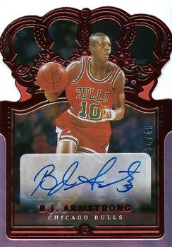 2021-22 Panini Crown Royale - Crown Autographs Red #CA-BJA B.J. Armstrong Front