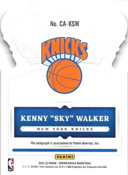 2021-22 Panini Crown Royale - Crown Autographs Red #CA-KSW Kenny 