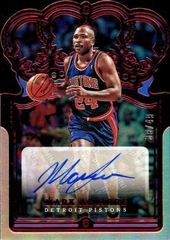 2021-22 Panini Crown Royale - Crown Autographs Red #CA-MAG Mark Aguirre Front