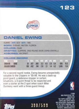2005-06 Finest #123 Daniel Ewing Back