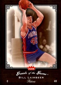 2005-06 Fleer Greats of the Game #13 Bill Laimbeer Front