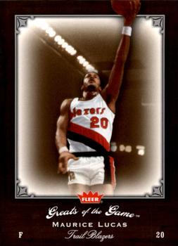 2005-06 Fleer Greats of the Game #60 Maurice Lucas Front