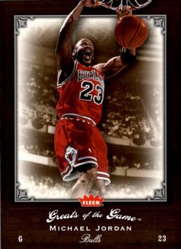 2005-06 Fleer Greats of the Game #61 Michael Jordan Front