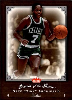 2005-06 Fleer Greats of the Game #66 Nate Archibald Front