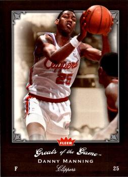 2005-06 Fleer Greats of the Game #87 Danny Manning Front