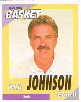 1995 French Sports Action Basket - Face 2 Face Utah Jazz #NNO Phil Johnson Front