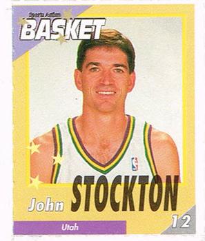 1995 French Sports Action Basket - Face 2 Face Utah Jazz #NNO John Stockton Front