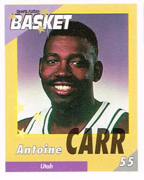 1995 French Sports Action Basket - Face 2 Face Utah Jazz #NNO Antoine Carr Front