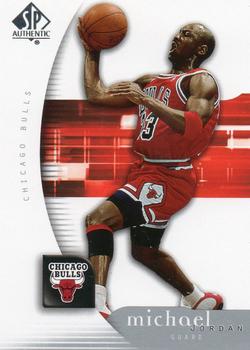 2005-06 SP Authentic #12 Michael Jordan Front