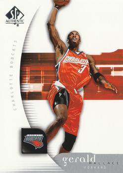 2005-06 SP Authentic #9 Gerald Wallace Front