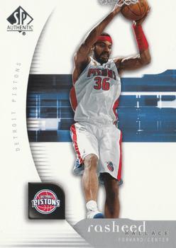 2005-06 SP Authentic #24 Rasheed Wallace Front