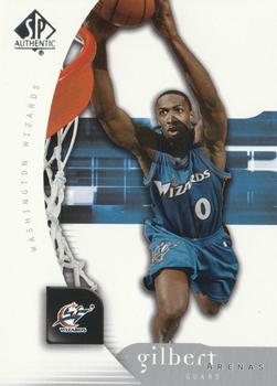 2005-06 SP Authentic #89 Gilbert Arenas Front