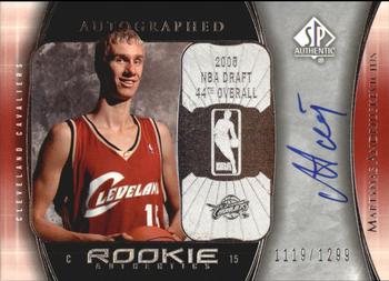 2005-06 SP Authentic #112 Martynas Andriuskevicius Front