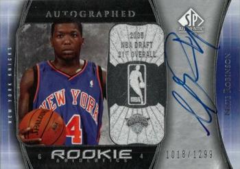 2005-06 SP Authentic #115 Nate Robinson Front