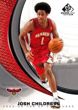2005-06 SP Game Used #3 Josh Childress Front