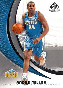 2005-06 SP Game Used #24 Andre Miller Front