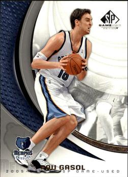 2005-06 SP Game Used #48 Pau Gasol Front