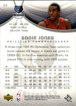 2005-06 SP Game Used #53 Eddie Jones Back