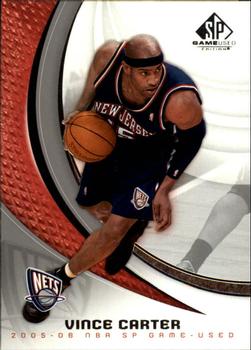 2005-06 SP Game Used #60 Vince Carter Front