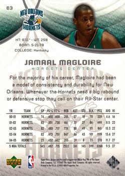 2005-06 SP Game Used #63 Jamaal Magloire Back