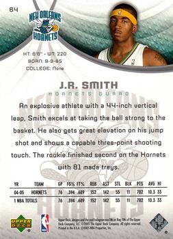 2005-06 SP Game Used #64 J.R. Smith Back