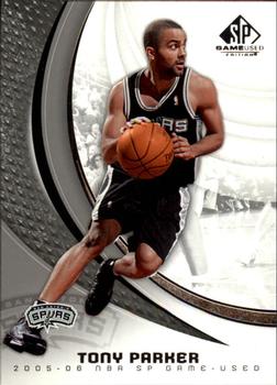 2005-06 SP Game Used #88 Tony Parker Front