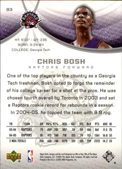 2005-06 SP Game Used #93 Chris Bosh Back