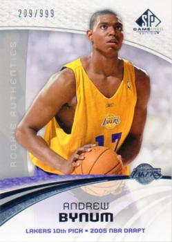 2005-06 SP Game Used #101 Andrew Bynum Front