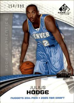 2005-06 SP Game Used #102 Julius Hodge Front