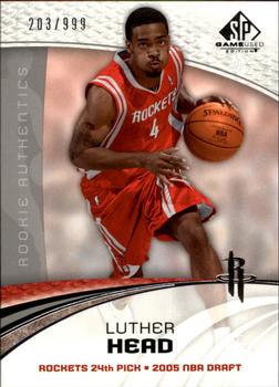 2005-06 SP Game Used #106 Luther Head Front