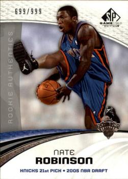 2005-06 SP Game Used #113 Nate Robinson Front