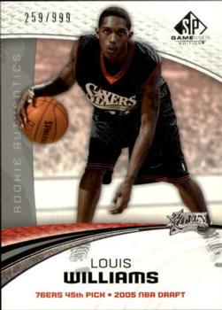 2005-06 SP Game Used #121 Louis Williams Front