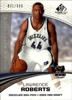 2005-06 SP Game Used #127 Lawrence Roberts Front