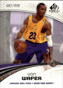 2005-06 SP Game Used #136 Von Wafer Front