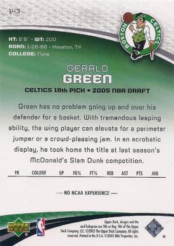 2005-06 SP Game Used #143 Gerald Green Back