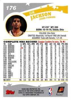 2005-06 Topps #176 Jim Jackson Back