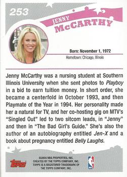 2005-06 Topps #253 Jenny McCarthy Back