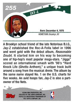 2005-06 Topps #255 Jay-Z Back