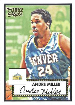 2005-06 Topps 1952 Style #108 Andre Miller Front