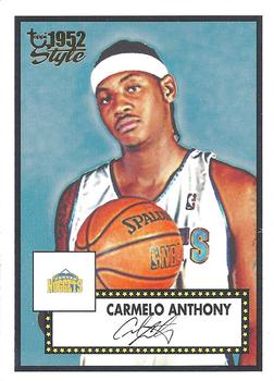 2005-06 Topps 1952 Style #6 Carmelo Anthony Front