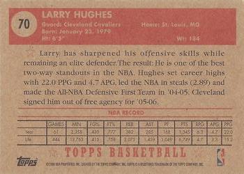 2005-06 Topps 1952 Style #70 Larry Hughes Back
