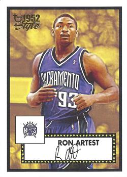2005-06 Topps 1952 Style #8 Ron Artest Front
