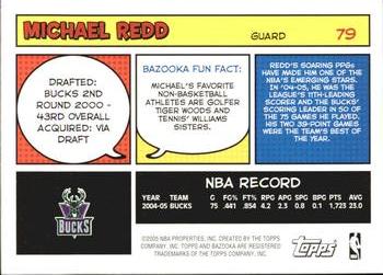 2005-06 Bazooka #79 Michael Redd Back