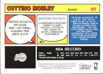 2005-06 Bazooka #95 Cuttino Mobley Back