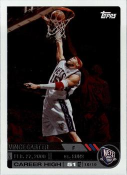 2005-06 Topps Big Game #1 Vince Carter Front