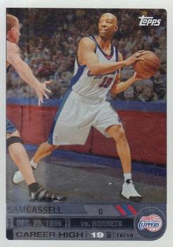 2005-06 Topps Big Game #13 Sam Cassell Front
