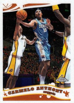 2005-06 Topps Chrome #71 Carmelo Anthony Front