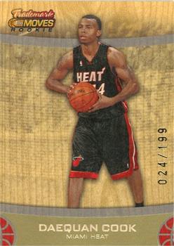 2007-08 Topps Trademark Moves - Rookies Wood #78 Daequan Cook Front