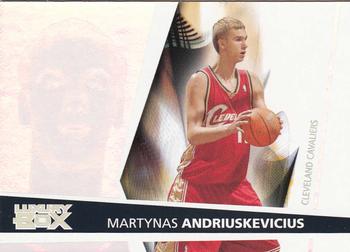 2005-06 Topps Luxury Box #144 Martynas Andriuskevicius Front