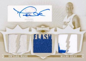2007-08 Topps Triple Threads - Relics Autographs Press Plates Yellow #TTRA2 Dwyane Wade Front